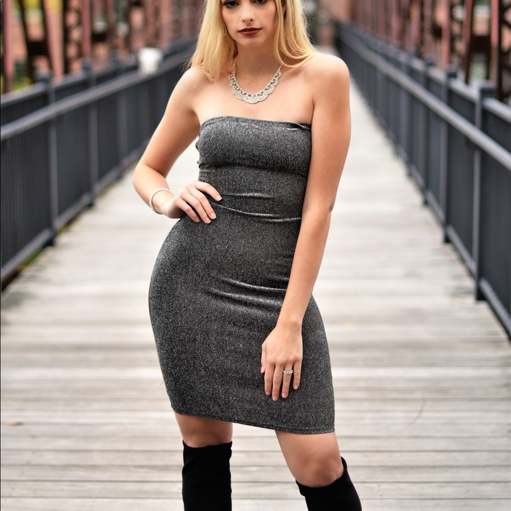 Sparkling Body Con dress